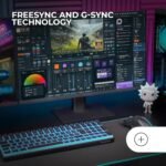 Mars Gaming MV-24, Monitor 24" IPS FHD 120Hz, HDR10 1ms, FreeSync and G-Sync, PC Monitor with Integrated Speakers, 25° Tilt, Low Blue Light and Flicker Free, HDMI + DisplayPort + 3.5mm Jack, Black - Image 5