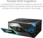 ASUS ROG Thor 1200W Platinum III Power Supply, 80 Plus Platinum, ATX 3.1, MOSFET GAN, Smart Voltage Stabilizer, Magnetic OLED Display, Turbo Mode, 10 Year Protection - Image 6