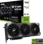 ASUS TUF Gaming GeForce RTX 5060 8GB GDDR7 OC Edition Gaming Graphics Card (PCIe 5.0, HDMI/DP 2.1, 3.1 Slots, Military Grade, PCB Protective Coating, Axial Tech Fans) - Imagen 3