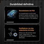 ASUS TUF Gaming GeForce RTX 5060 8GB GDDR7 OC Edition Gaming Graphics Card (PCIe 5.0, HDMI/DP 2.1, 3.1 Slots, Military Grade, PCB Protective Coating, Axial Tech Fans) - Imagen 5