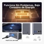 UGREEN NASync DH2300 2-Bay Desktop NAS, 4GB RAM, NFC One-Touch, 1GbE LAN, AI Photo Album, Beginner Easy NAS, Home NAS Server (Disk-Free) (DH2300) - Imagen 9