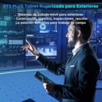 OUKITEL RT3 Plus Tablet Rugerized – 8 Inch Rugged Tablet Android 15, 11000mAh Battery, 16GB+128GB 1TB Expandable, 16MP+8MP Camera Tablet Gaming, Speakers 100dB/Dual 4G SIM/NFC/Face ID/GPS, Black - Imagen 10