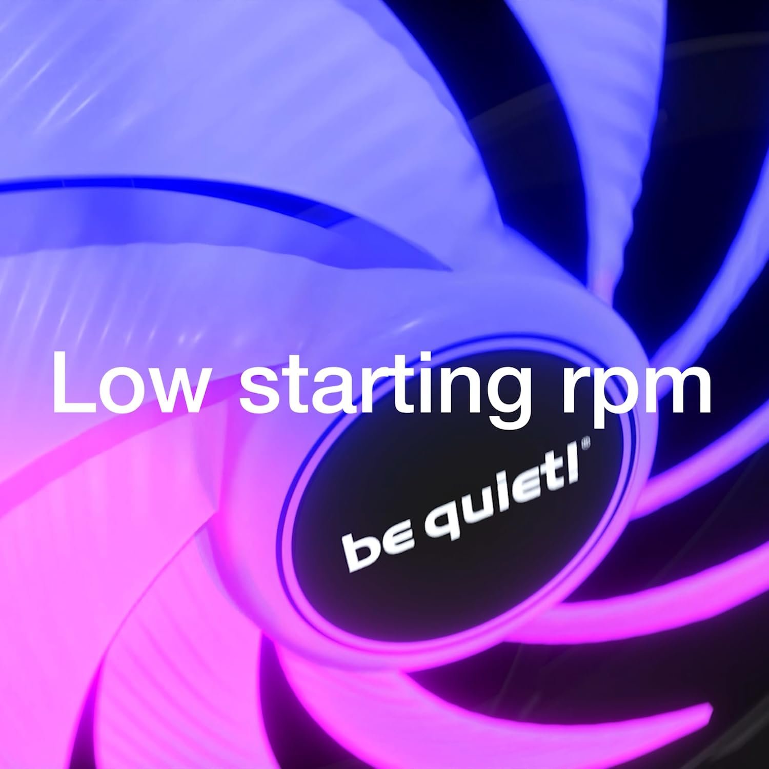 be quiet! Light Wings LX 140mm PWM High-Speed Fan, Pack of 3 Fans, Illuminated Core and Frosted Fan Blades, Unmistakable Lighting Effects, Multiple Colors - Imagen 4