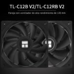 Thermalright Burst Assassin 120 EVO DARK CPU Air Cooler with Brushed Black Cap,6 Heat Pipes with PWM Silent Fan CPU Cooler,for AM4,AM5,Intel 1851/1700/1150/1151/1200 - Imagen 6