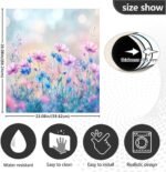 Hermosas flores herbáceas para lavavajillas, cubierta magnética impermeable para nevera, decoración magnética para el hogar, gabinete, electrodomésticos, calcomanías para el hogar, cocina, 23 - Imagen 4