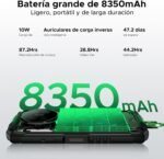 DOOGEE Fire 3 Unbreakable Mobile Phone Android 15, 5.5" IPS HD+, 8350mAh, 12GB +64GB/2TB TF Rugged Mobile, 13MP+8MP, Octa Core, NFC/Face ID/GPS/OTG/3.5mm/Widevine L1/IP68&IP69/4G Dual SIM Smartphone - Imagen 5