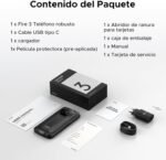 DOOGEE Fire 3 Unbreakable Mobile Phone Android 15, 5.5" IPS HD+, 8350mAh, 12GB +64GB/2TB TF Rugged Mobile, 13MP+8MP, Octa Core, NFC/Face ID/GPS/OTG/3.5mm/Widevine L1/IP68&IP69/4G Dual SIM Smartphone - Imagen 9