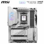 MSI MPG X870E Edge TI WiFi Motherboard ATX Support AMD Ryzen 9000/8000/7000 Processors, AM5-80A SPS VRM, DDR5 Memory Boost 8400+MT/s (OC), PCIe 5.0 x16, M.2 Gen5, Wi-Fi 7, 5G LAN - Imagen 3