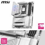 MSI MPG X870E Edge TI WiFi Motherboard ATX Support AMD Ryzen 9000/8000/7000 Processors, AM5-80A SPS VRM, DDR5 Memory Boost 8400+MT/s (OC), PCIe 5.0 x16, M.2 Gen5, Wi-Fi 7, 5G LAN - Imagen 4