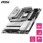 MSI MPG X870E Edge TI WiFi Motherboard ATX Support AMD Ryzen 9000/8000/7000 Processors, AM5-80A SPS VRM, DDR5 Memory Boost 8400+MT/s (OC), PCIe 5.0 x16, M.2 Gen5, Wi-Fi 7, 5G LAN - Imagen 5
