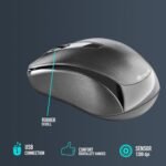 NGS Easy Gamma Wireless Optical Mouse 1200 dpi with USB Connection, 2.4 GHz, Scroll + 2 Buttons - Image 5
