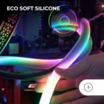 Mars Gaming MCA-WT, ARGB Case for Liquid Cooling Tubes, 30 Customizable Ultra Bright LEDs ARGB, Eco Soft Silicone, Full Compatibility, 330 mm - Imagen 6