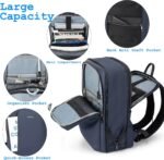 Tzowla Slim Expandable Business Laptop Backpack for Professional Men Waterproof Backpacks for 17.3 Inch Laptop - Image 5