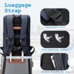 Tzowla Slim Expandable Business Laptop Backpack for Professional Men Waterproof Backpacks for 17.3 Inch Laptop - Image 6