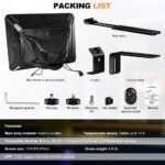 LENSGO TC12 Teleprompter for DSLR/Mirrorless Camera and Tablet up to 12.9" Professional Teleprompter for Video Recording, Vlogging, Live Streaming - Imagen 4