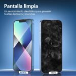 NEW'C 3 Pieces, Screen Protector for iPhone 14, iPhone 13, iPhone 13 Pro (6.1 Inches), Tempered Glass, Anti-Scratch, Anti-Fingerprint, 9H Hardness, 0.33 mm Ultra Transparent, Ultra Resistant - Imagen 9