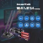GLOTRENDS Intel BE200NGW WiFi 7 Card with 2 Meters Extension Antenna for Desktop PC, Only Compatible with Windows 11 24H2 or Higher Version (Not Support AMD Motherboard) - Image 3