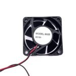 JZK Mini Cooling Fan 60x60x25mm DC 12V 60mm Cables 2 Pin, 5200rpm, 0.18A, Brushless DC Fan Bearings 6025 6cm for Cooling or Ventilation, 3D Printer Fan - Image 5