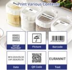 E98 Mini Inkjet Printer, Portable Handheld Printer with 12.7mm Nozzle and 2.8" Touch Screen for Printing Text, Batch Code, Logo and Surface Date - Image 3