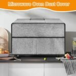 Small Appliances - Waterproof Dustproof Microwave Oven with Front Pocket for Kitchen Home Counter Office Hotel Apartment - Image 3