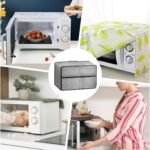 Small Appliances - Waterproof Dustproof Microwave Oven with Front Pocket for Kitchen Home Counter Office Hotel Apartment - Image 5