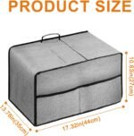 Small Appliances - Waterproof Dustproof Microwave Oven with Front Pocket for Kitchen Home Counter Office Hotel Apartment - Image 7