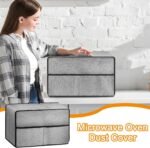 Small Appliances - Waterproof Dustproof Microwave Oven with Front Pocket for Kitchen Home Counter Office Hotel Apartment - Image 8