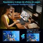 Android 16 Tablet 13.4" Octa-Core 2.2GHz, FHD+ 1920×1200 120Hz Display, 24GB RAM + 128GB ROM (2TB TF), 2 in 1 with Tablet with Keyboard and Pencil, 4G LTE + WiFi 5G, Widevine L1/8300mAh/16MP – PAD 200 - Imagen 4