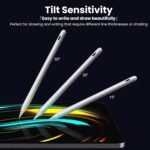 JAMJAKE 5 Mins Fast Charging Stylus Pen for iPad 2018-2025,Palm Rejection Pencil for Apple iPad Compatible with iPad 6/7/8/9/10/11,iPad Air 3/4/5/M2/M3,iPad Pro 11"/12.9"/M4,iPad mini 5/6/7 - Imagen 8
