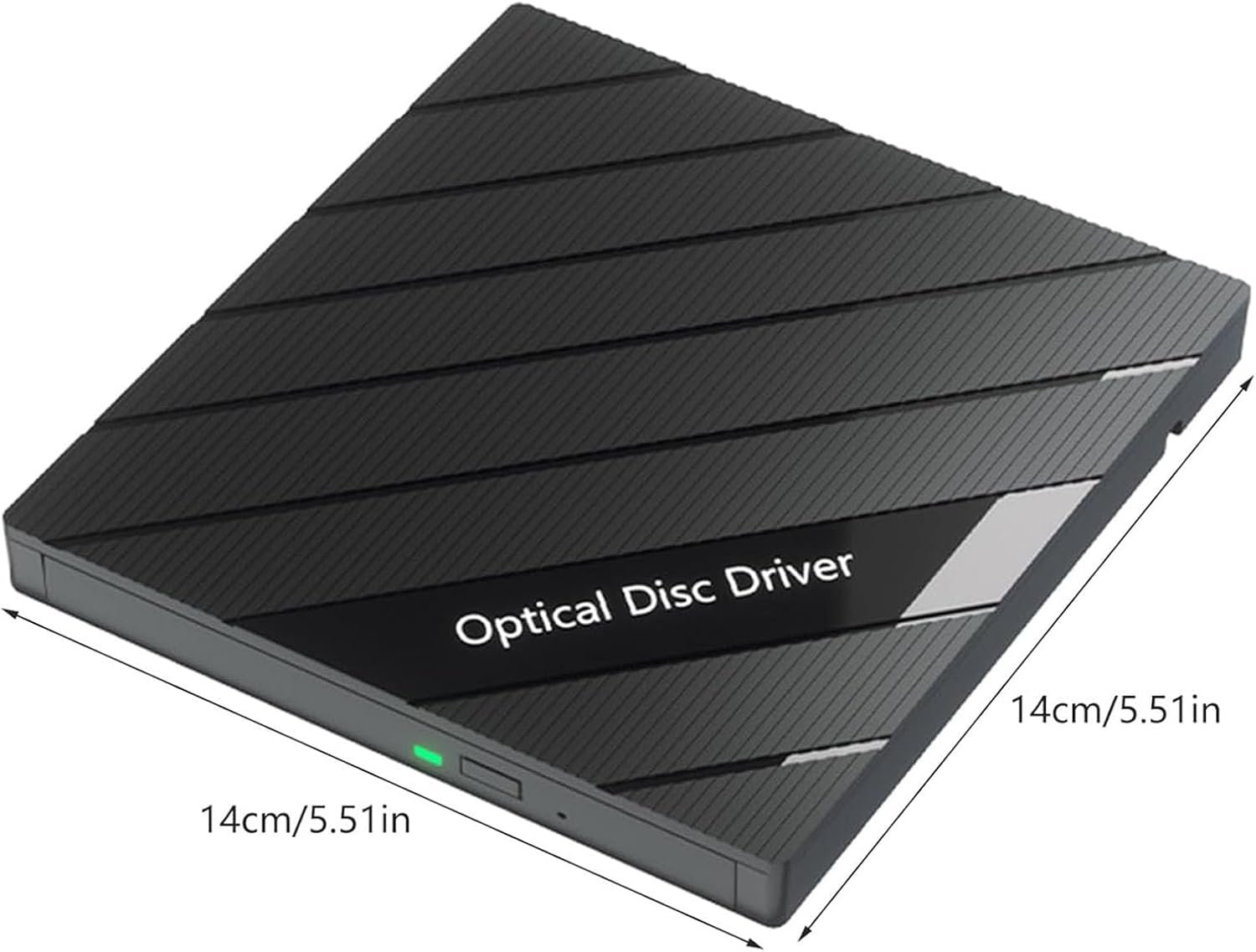 Genérico Reproductor De DVD para PortáTil,Unidades De Disco Externas PortáTiles,Grabadora CD PortáTil USB C 3.0 con Ranura para Tarjetas SD/TF Y 3 Puertos USB,Compatible con Mac,Windows Y Linux - Image 8