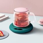 Coffee Cup Warmer, 3 Levels Temperature Cup Warmer for Desk 20W, Electric Device Heating Drinks Tea Milk Kitchen Table Bar Home Gift, Gift Home Dining Room Bar Home - Image 3