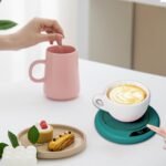 Coffee Cup Warmer, 3 Levels Temperature Cup Warmer for Desk 20W, Electric Device Heating Drinks Tea Milk Kitchen Table Bar Home Gift, Gift Home Dining Room Bar Home - Image 4