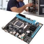 H81 LGA1150 Desktop Computer Motherboard, Micro ATX Gaming Motherboard, Dual Channel DDR3, M.2 NVMe, NGFF SATA 6Gb/s PCIe - Imagen 3