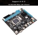 H81 LGA1150 Desktop Computer Motherboard, Micro ATX Gaming Motherboard, Dual Channel DDR3, M.2 NVMe, NGFF SATA 6Gb/s PCIe - Imagen 5
