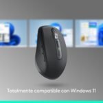 Logitech MX Anywhere 3S Compact Wireless Mouse, Fast Scrolling, 8K dpi, Silent Clicks, Programmable Buttons, USB C, Bluetooth, Windows PC, Linux, Chrome, Mac, Graphite - Imagen 5