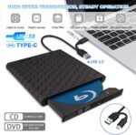 External CD DVD Drive for Laptop USB 3.0 and Type-C Optical DVD Drive ROM Burner Rewriter for Laptop PC Mac OS MacBook WindowsXP /2003, Win 7/8/8.1/10,Vista,Linux,Mac 10 OS System - Image 3