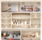 Tenda Nova Mesh MX12 (3-Pack) AX3000 WiFi Mesh Repeater, 2.4GHz/5GHz Dual Band WiFi 6 Repeater, Whole House Router, 3X Gigabit Ports, Backhaul Ethernet, Parental Control, MU-MIMO, OFDMA - Imagen 3