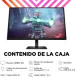 HP OMEN 27k Gaming Monitor 27" 4K UHD 3840x2160@144Hz, 16:9, 1ms, HDMI, Anti-Glare, AMD FreeSync Premium, Compatible with Consoles, Speakers Black, 144Hz - Image 8