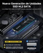 ORICO 512GB M.2 2280 SATA SSD, SATA III 6Gbps M2 SSD with B+M Key, 500MB/s Internal Solid State Drive for Desktop/Laptop - Y20M - Imagen 3