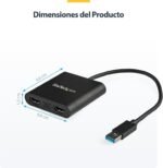 StarTech. com USB 3.0 to Dual HDMI Adapter – USB to 2x HDMI Converter for Windows – (Not Compatible with Mac, ChromeOS, Linux) - Imagen 4