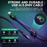 FIFINE Wired Headphones with Microphone, Over Ear Gaming Headset PC PS4 PS5 Xbox Switch with 7.1 Surround Sound, Soft Ear Pads - Image 3