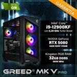 Greed® MK5 Pro - Gaming PC - Intel Core i9-12900KF + Nvidia Geforce RTX 5080 16GB - Ordinateur RGB Rapide + 4K & Raytracing Computer - 5.2 GHz - 32 GB DDR5 RAM - 2TB SSD - WLAN + Win 11 - Image 4