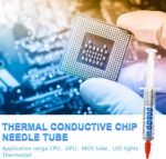 Thermal Grease Paste, Thermocompound for Processor, PC Cooling Paste, Ultra Efficient Thermal Surface Material, Non-Conductive Safe Paste with Spatula Applicator for - Imagen 3