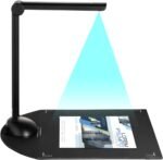 Document Scanner with Camera and Books, USB Document Scanner with LED Light and OCR Function for Office, Classroom, Library Bank (H3) - Imagen 4