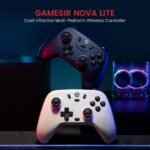 GameSir Nova Lite Wireless Controller – 2.4G & Bluetooth Gamepad for Windows PC, iPhone, Android, Switch & Steam Deck – Hall Effect Triggers, Turbo Function, Rumble Vibration (Sky Blue) - Image 3