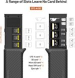 PGYTECH CFexpress Card Reader Type A/SD/Micro SD 10Gbps USB 3.2 Gen2, Support CFexpress Type A/SD/TF Cards, Compatible with Cameras/Phones/Drones/Action Cameras (Moss Green) - Imagen 5