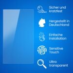 atFoliX Lámina Protectora de Pantalla compatible con Wortmann Terra all-in-one PC 2400 Película Protectora, ultra transparente FX Protector Película - Imagen 4