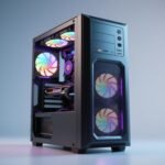Computer Case Fans, Caseos Fan - RGB Silent Slim CPU Raders Raders for Home Work Game. - Image 9