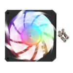 Computer Case Fans, Caseos Fan - RGB Silent Slim CPU Raders Raders for Home Work Game. - Image 10