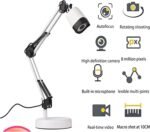 Document Scanner 2 in 1 Document Scanner, Document Camera, Webcam with Auto Additional Light and LED, 8 Megapixel A3 Scanning Size for Office Fast Scan Speed - Imagen 3